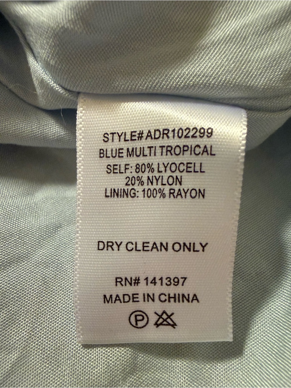 ASTR the Label Floral Off the Shoulder Midi Dress Blue Multi Tropical - Picture 7 of 12